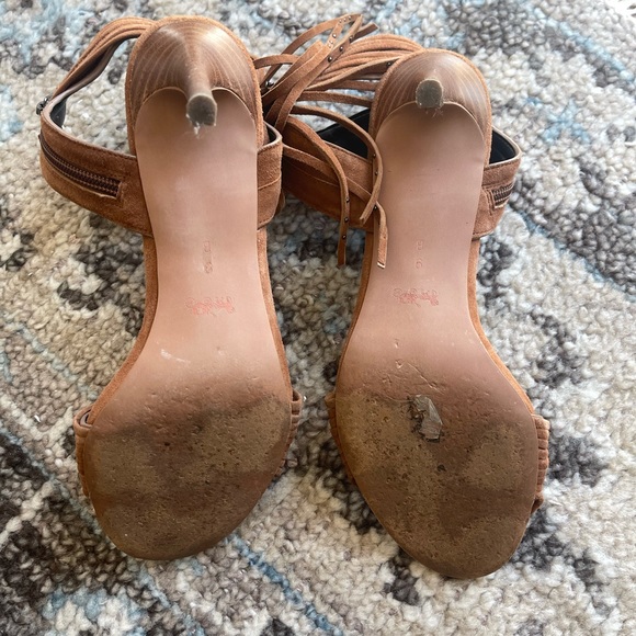Coach Leather Suede Heels - Picture 3 of 3